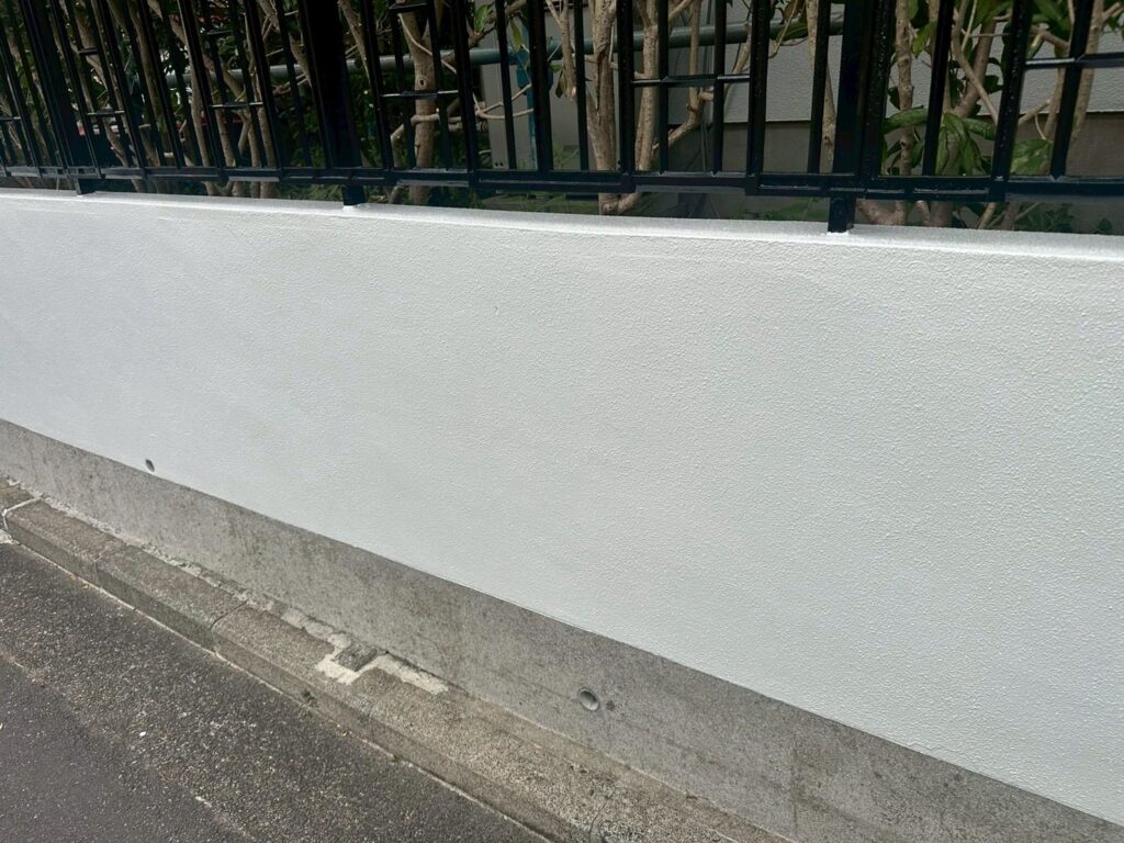 外構塗装施工完了