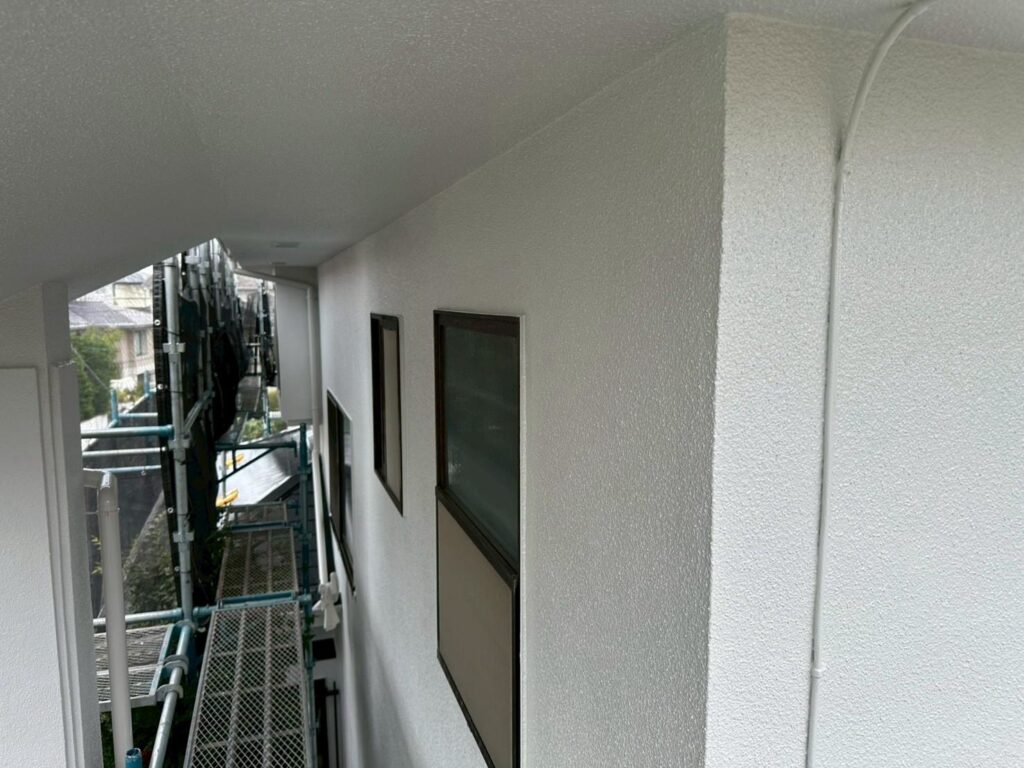 外壁塗装施工完了