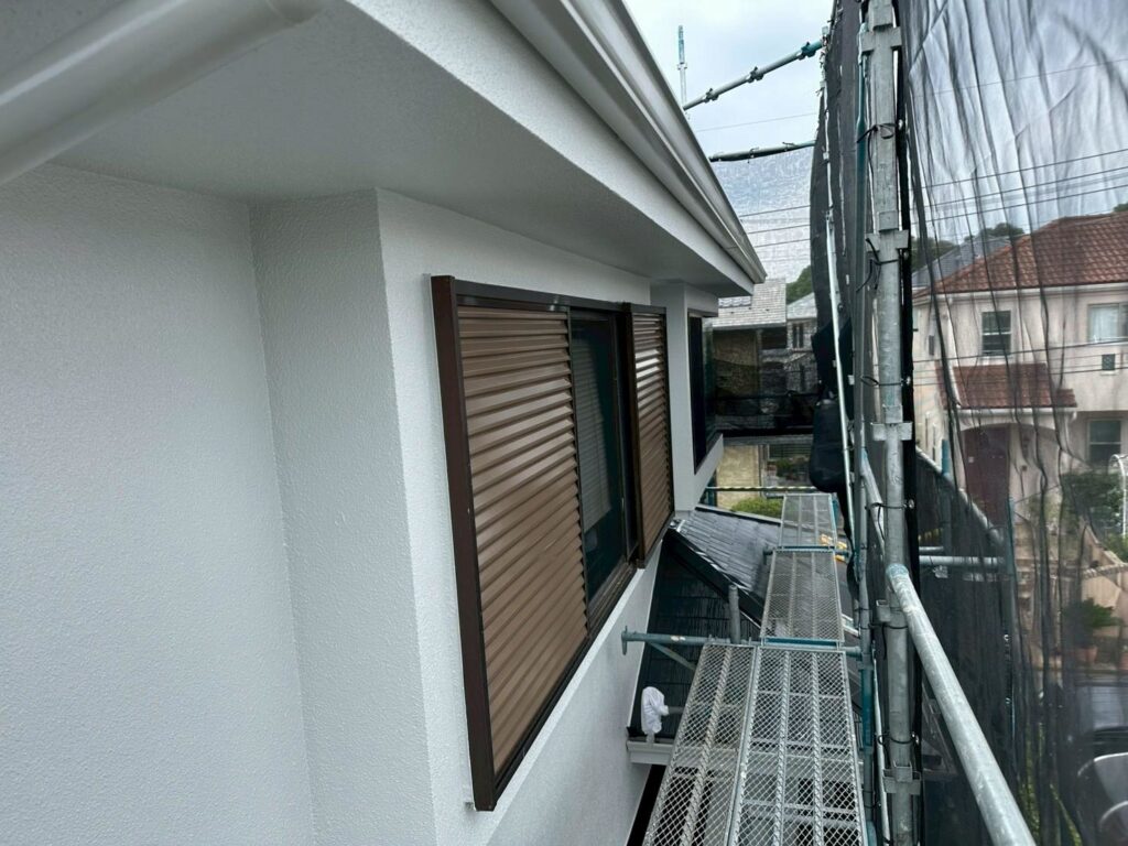 外壁塗装施工完了