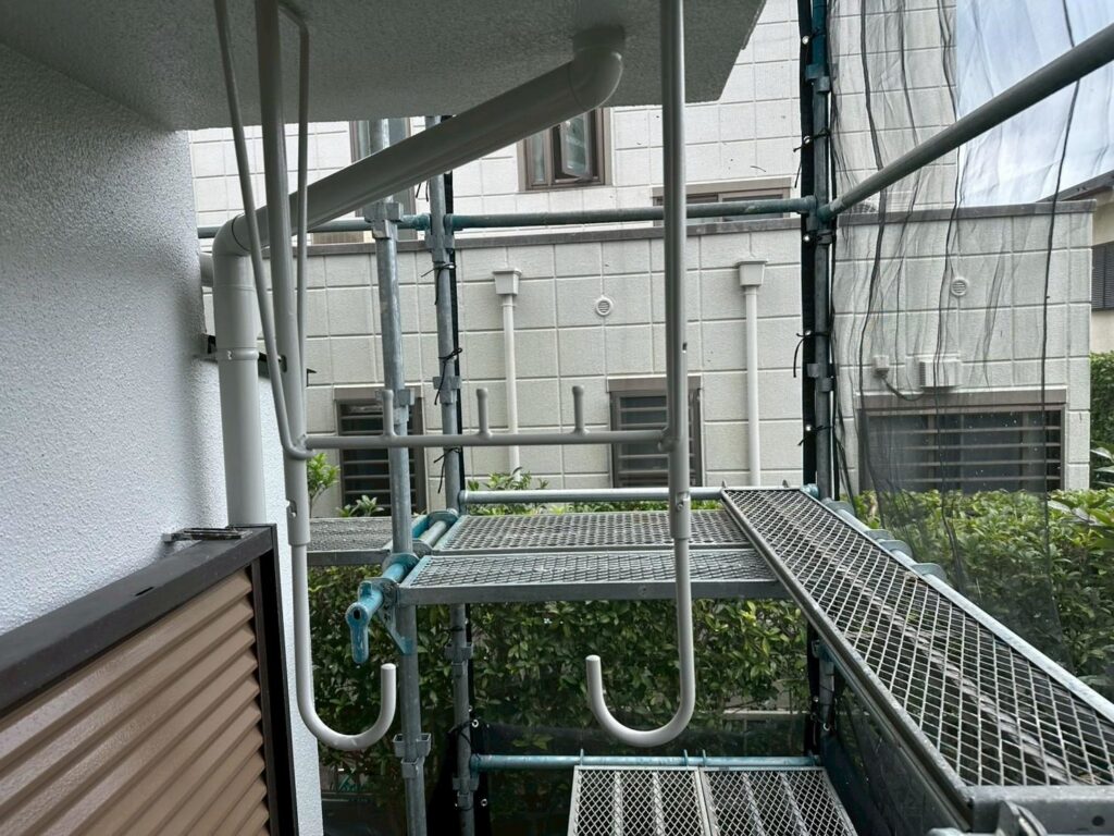 物干し塗装施工完了