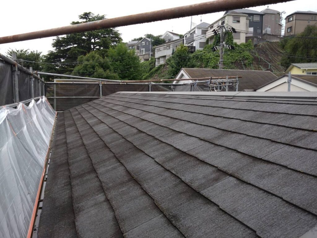 屋根塗装施工前
