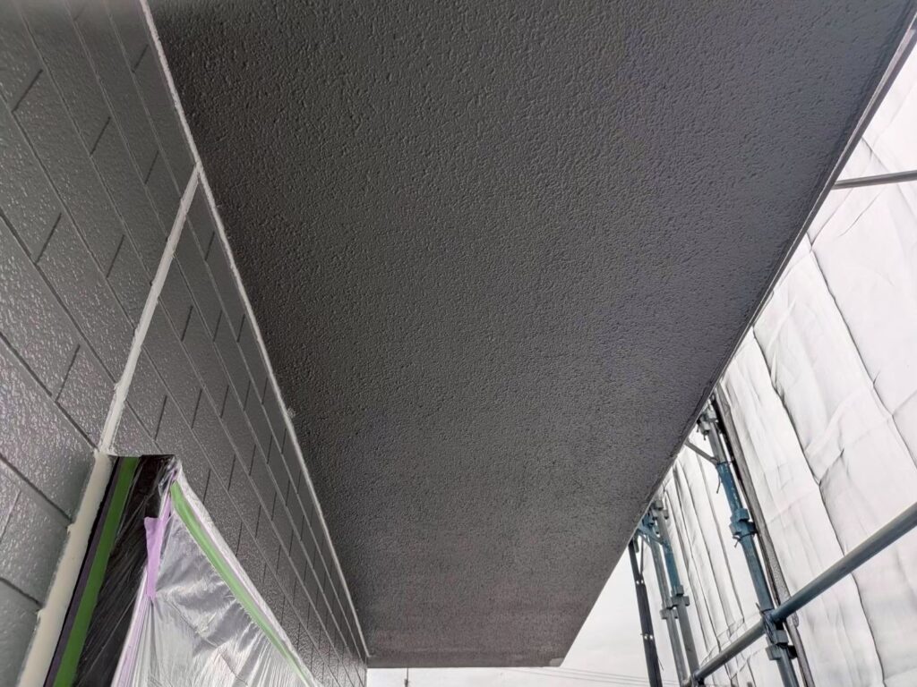 軒天塗装施工前