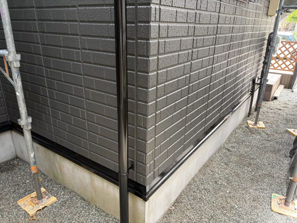 雨樋塗装施工完了